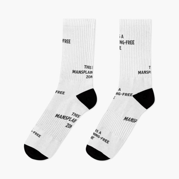 Item preview, This is a mansplaining free zone Feminist Womens Empowerment designed and sold by Designer-Girl.
