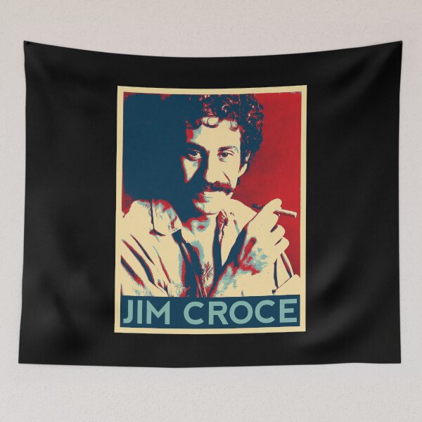 Item preview, Jim Croce Pop Art Vintage Gift Fan designed and sold by ReeceFox.