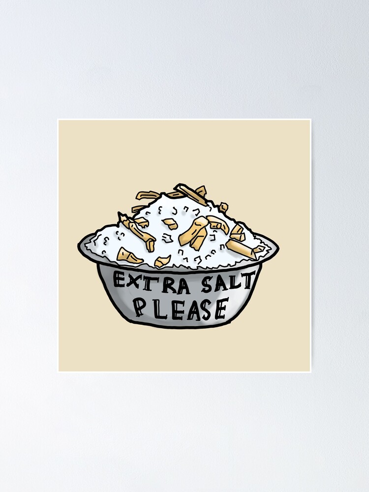 Salty Fries {Small Wall Tapestry} Salty Fries {Small Wall Tapestry}