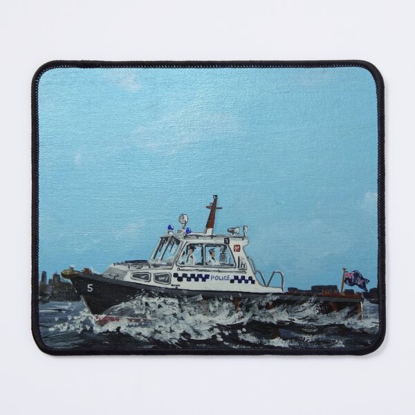 Item preview, THAMES DIVISION POLICE BOAT WITH TWIN SCREW designed and sold by Mackenzie Moulton International Artist .