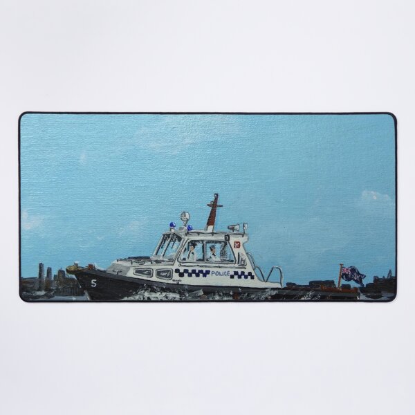 Item preview, THAMES DIVISION POLICE BOAT WITH TWIN SCREW designed and sold by Mackenzie Moulton International Artist .