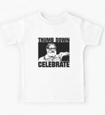 Baseball Celebration Thumbs Down Kids Tee