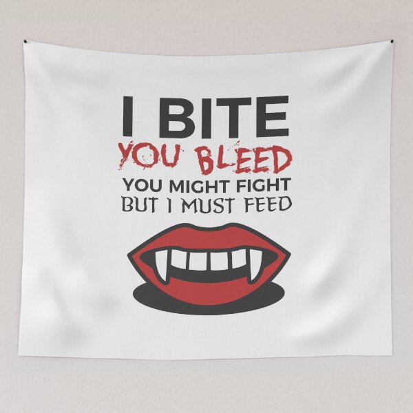 Item preview, Bite Bleed Fight Feed Halloween Design designed and sold by Articulate.