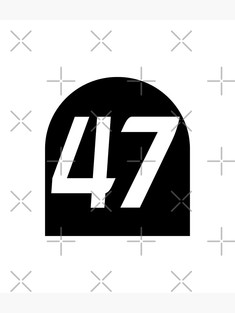 "Number 47" Poster for Sale by NumbersFort Redbubble