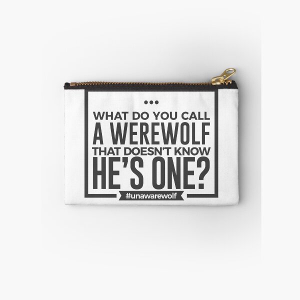 Item preview, Unaware Silly Stupid Werewolf Halloween Design designed and sold by Articulate.