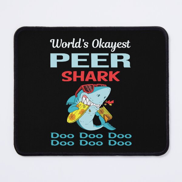 Item preview, Funny Shark PEER designed and sold by StoreHornedFace.