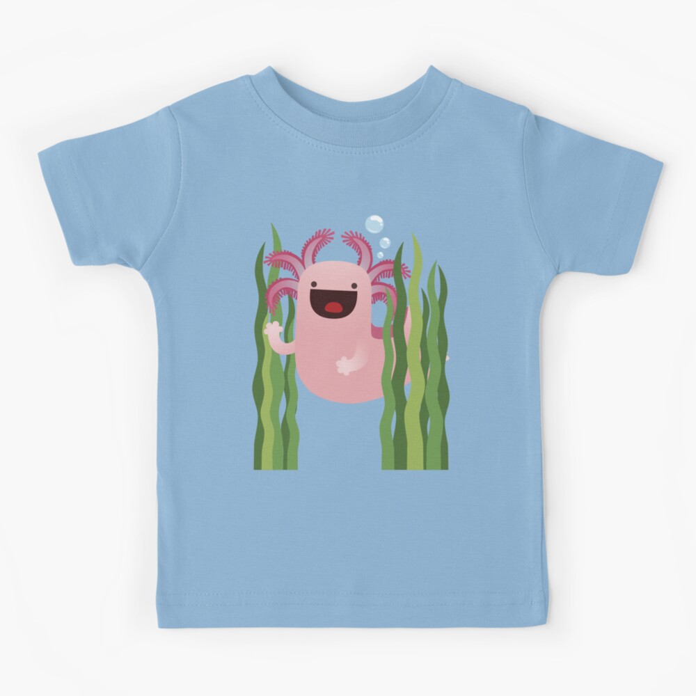 Ax Lotl Says Hi Kids T Shirt By Dinobottees Redbubble Ax Lotl Says Hi Kids T Shirt By Dinobottees Redbubble