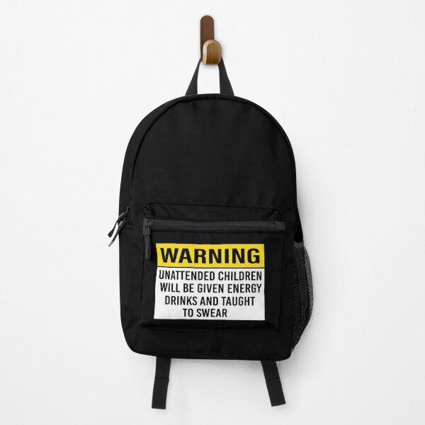 Item preview, Warning Unattended Children Will Be Given Energy Drinks designed and sold by jojosign.