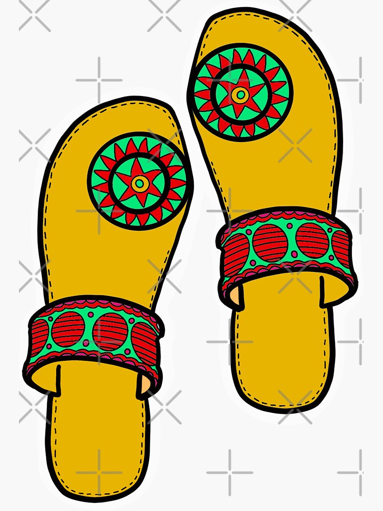 Sticker chappals discount