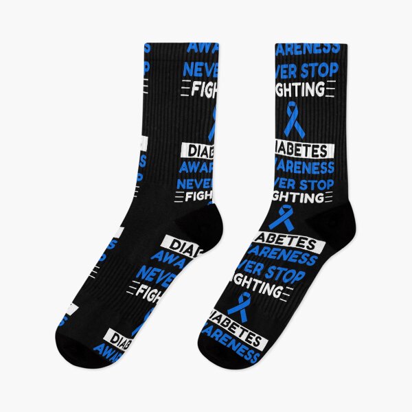 Item preview, Never Stop Fighting Diabetes Awareness designed and sold by Color-Sparkle.