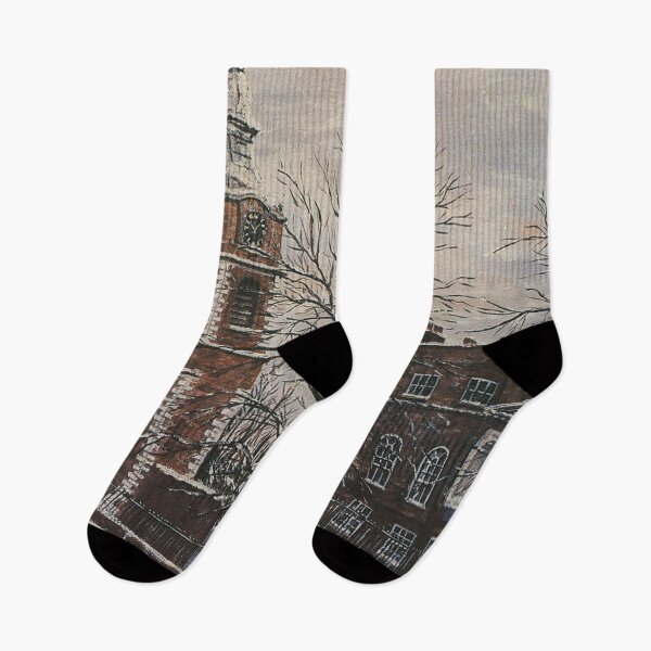 Item preview, ST JOHNS  CHURCH WAPPING LONDON AT CHRISTMAS designed and sold by Mackenzie Moulton International Artist .