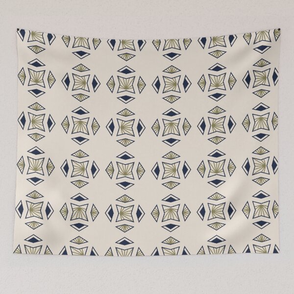 Item preview, Autumn Colors Geometric Tile Pattern designed and sold by MakeitMelo.