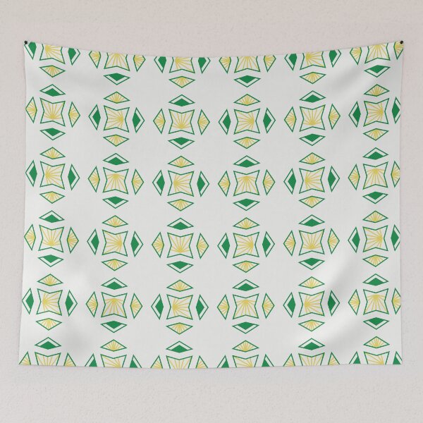 Item preview, Autumn Colors Geometric Tile Pattern designed and sold by MakeitMelo.
