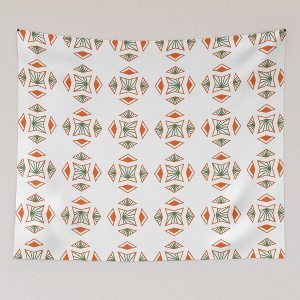 Item preview, Autumn Colors Geometric Tile Pattern designed and sold by MakeitMelo.