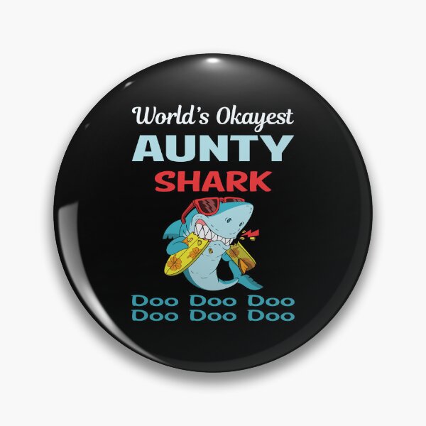 Item preview, Funny Shark AUNTY designed and sold by StoreHornedFace.