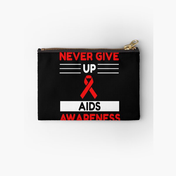 Item preview, Never Give Up AIDS Awareness designed and sold by Color-Sparkle.
