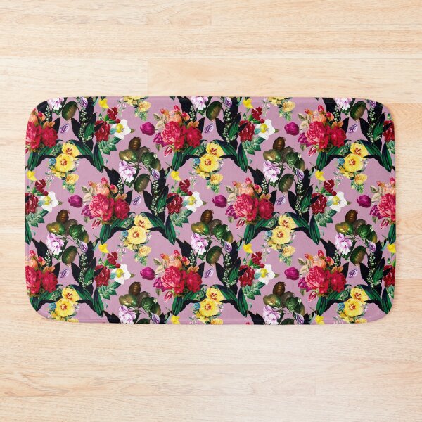 Item preview, Flowers in a diamond floral chain pattern, decorative pattern, modern design, flowers repeat pattern, red floral   designed and sold by ZeinabTaha.