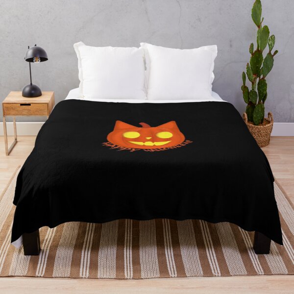 Item preview, Halloween Scary Evil Pumpkin Funny Pumpkin Cat Head designed and sold by CreandoLios.