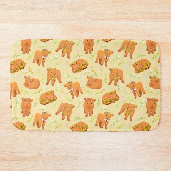 Item preview, Floral Highland Cattles designed and sold by You Store.