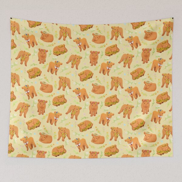 Item preview, Floral Highland Cattles designed and sold by You Store.