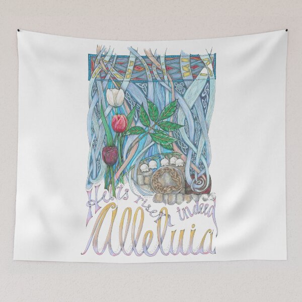 Item preview, Alleluia - He is Risen Indeed designed and sold by Lindisfarne Scriptorium.