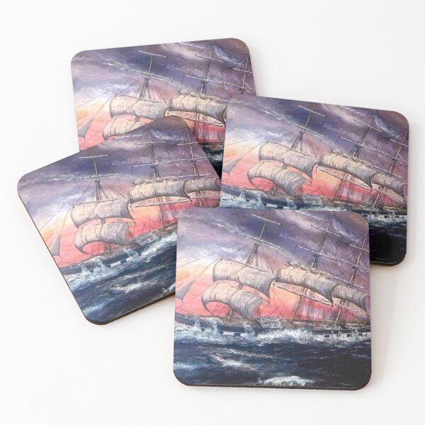 Item preview, SQAURE RIGGER KIRCUDBRIGHTSHIRE 1885 designed and sold by Mackenzie Moulton International Artist .