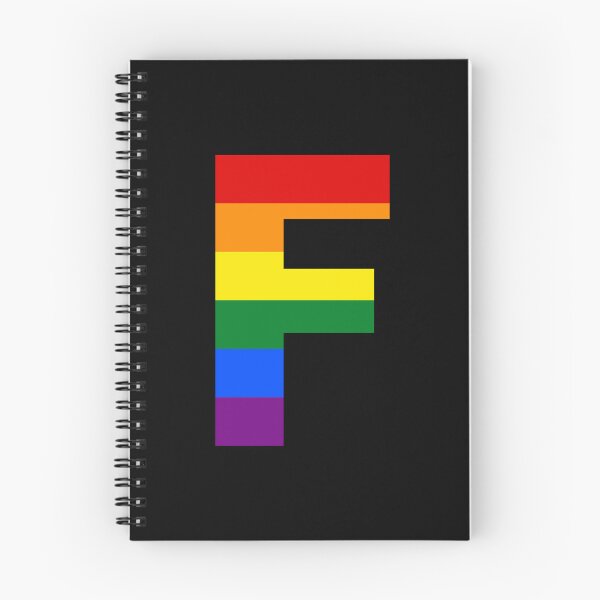 Item preview, Pride Rainbow Initial Letter F Name Customized designed and sold by prideXrainbow.