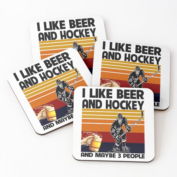 Item preview, Beer and Hockey and Maybe 3 People   designed and sold by NorthernLinea.