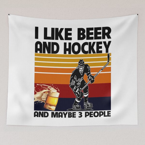Item preview, Beer and Hockey and Maybe 3 People   designed and sold by NorthernLinea.