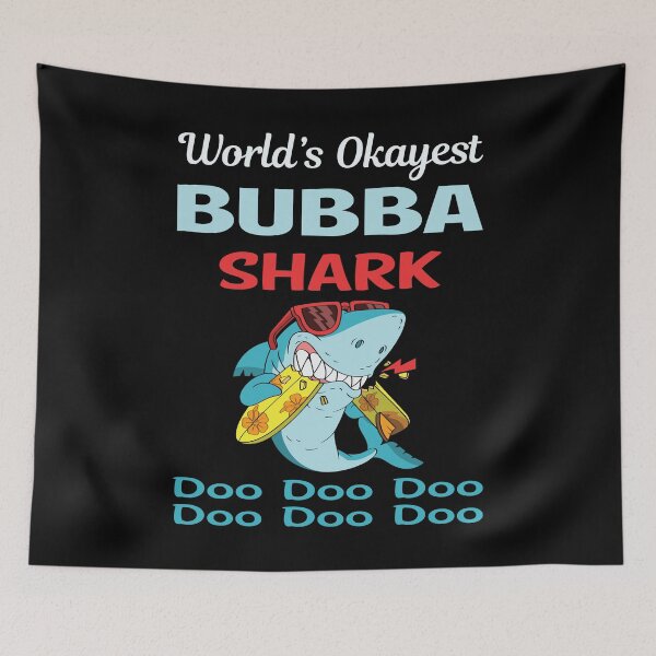 Item preview, Funny Shark BUBBA designed and sold by StoreHornedFace.
