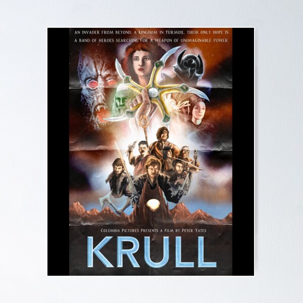 Item preview, Vintage KRULL Movie Poster Perfect Gift Xmas designed and sold by JonathaMartin.