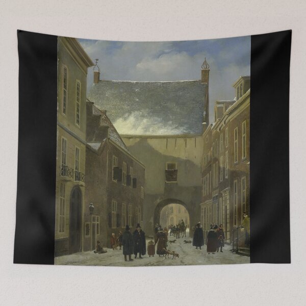 Item preview, The Gevangenpoort, The Hague - Johannes Adrianus van der Drift, 1820 - 1830 designed and sold by 2Girls1Shirt.