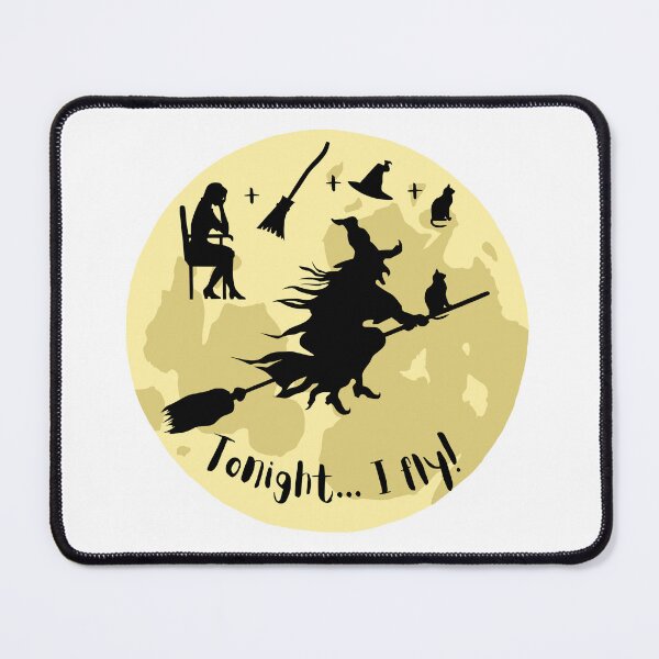 Item preview, Tonight I fly Halloween t-shirt Witch on the Broomstick Essential T-shrit designed and sold by facePale.
