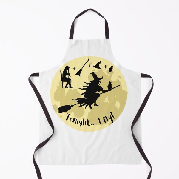 Item preview, Tonight I fly Halloween t-shirt Witch on the Broomstick Essential T-shrit designed and sold by facePale.