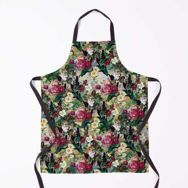 Item preview, Flowers in a diamond floral chain pattern, decorative pattern, modern design, flowers repeat pattern, multicoloured yellow floral   designed and sold by ZeinabTaha.