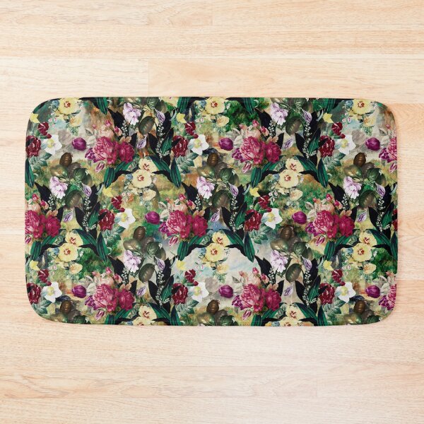 Item preview, Flowers in a diamond floral chain pattern, decorative pattern, modern design, flowers repeat pattern, multicoloured yellow floral   designed and sold by ZeinabTaha.