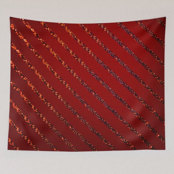 Item preview, Elegant Sequin Stripe on Dark Red Background designed and sold by JeLoTall.