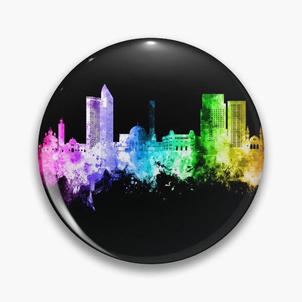 Item preview, Algiers Algeria Skyline designed and sold by ArtPrints.