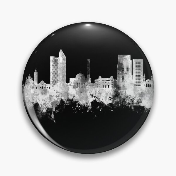 Item preview, Algiers Algeria Skyline designed and sold by ArtPrints.