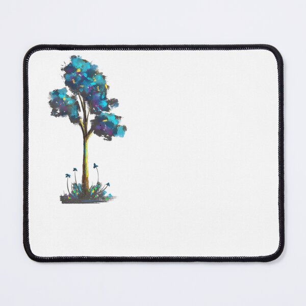 Item preview, Blue Painterly Tree  designed and sold by RihuwaMidori.