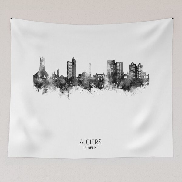 Item preview, Algiers Algeria Skyline designed and sold by ArtPrints.