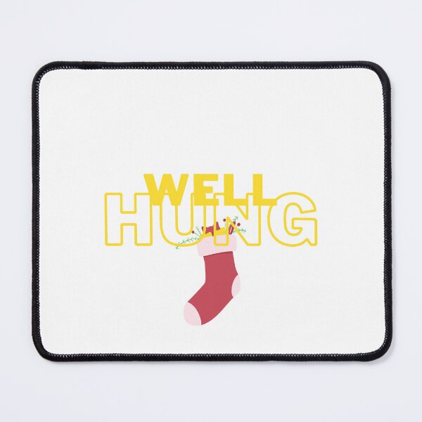 Item preview, Well hung Christmas shirt designed and sold by Warm Bowl Studio.