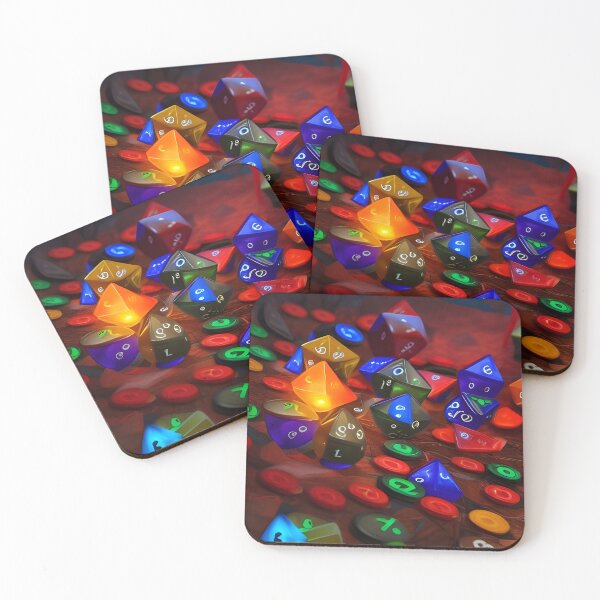 Item preview, Colorful dices designed and sold by loonelywhale.