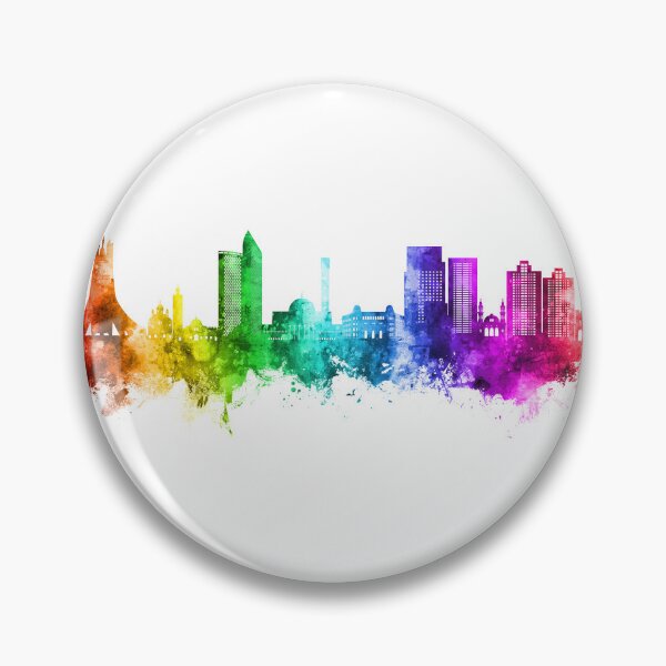 Item preview, Algiers Algeria Skyline designed and sold by ArtPrints.