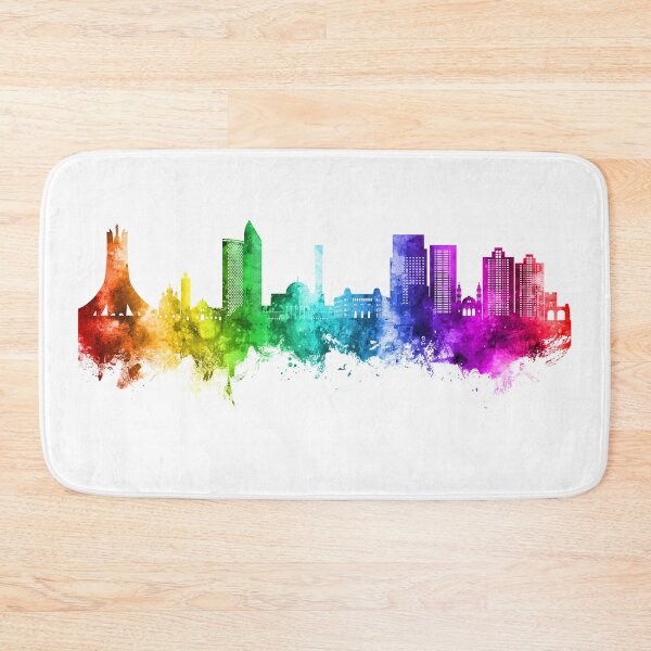 Item preview, Algiers Algeria Skyline designed and sold by ArtPrints.