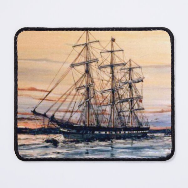 Item preview, ILLAWARA SAQUARE RIGGER MOORED UP AT GRAVEEND designed and sold by Mackenzie Moulton International Artist .
