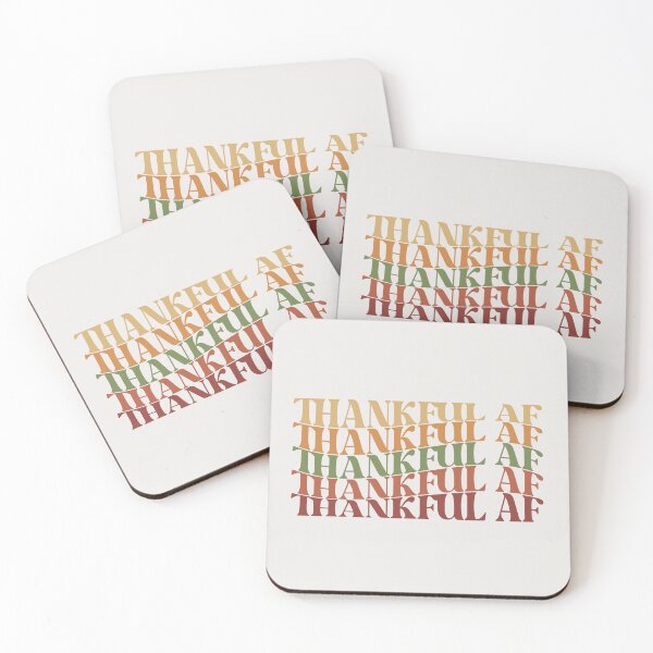 Item preview, Thankful AF Thanksgiving Retro Vintage Give Thanks designed and sold by SunfullyYours.