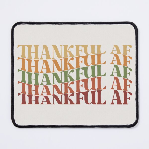 Item preview, Thankful AF Thanksgiving Retro Vintage Give Thanks designed and sold by SunfullyYours.