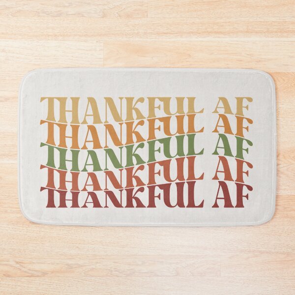 Item preview, Thankful AF Thanksgiving Retro Vintage Give Thanks designed and sold by SunfullyYours.