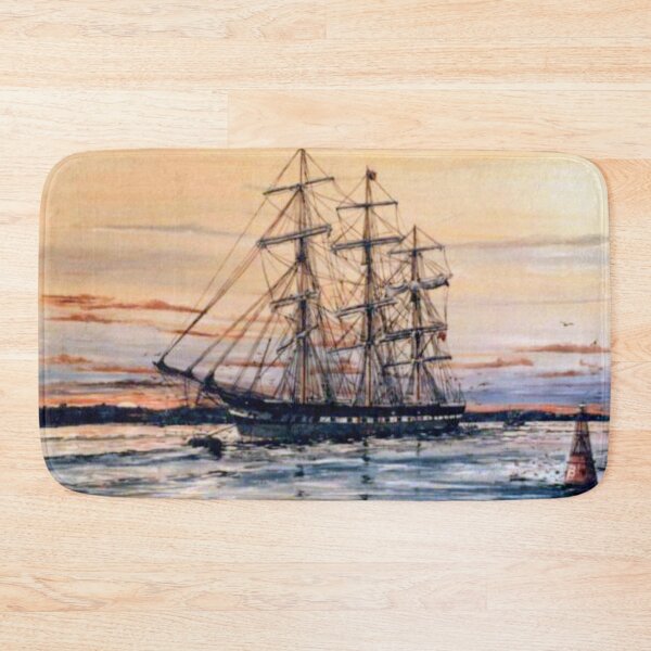 Item preview, ILLAWARA SAQUARE RIGGER MOORED UP AT GRAVEEND designed and sold by Mackenzie Moulton International Artist .